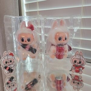 Pair of Labubu: The Monsters COCA-COLA Series Vinyl Charm